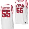 Gabe Madsen Jersey #55 Utah Utes College Basketball 2023-24 Replica White
