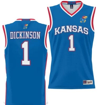 Hunter Dickinson Jersey #1 Kansas Jayhawks NIL College Basketball Lightweight Royal 6 Hunter Dickinson Jersey #1 Kansas Jayhawks NIL College Basketball Lightweight Royal