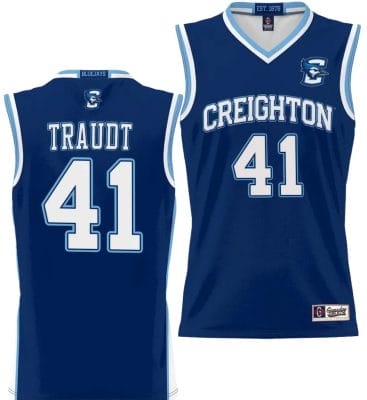 Isaac Traudt Jersey #41 Creighton Bluejays College NIL Basketball Lightweight Blue 8 Isaac Traudt Jersey #41 Creighton Bluejays College NIL Basketball Lightweight Blue