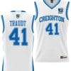 Isaac Traudt Jersey #41 Creighton Bluejays College NIL Basketball Lightweight White 5 Isaac Traudt Jersey #41 Creighton Bluejays College NIL Basketball Lightweight White