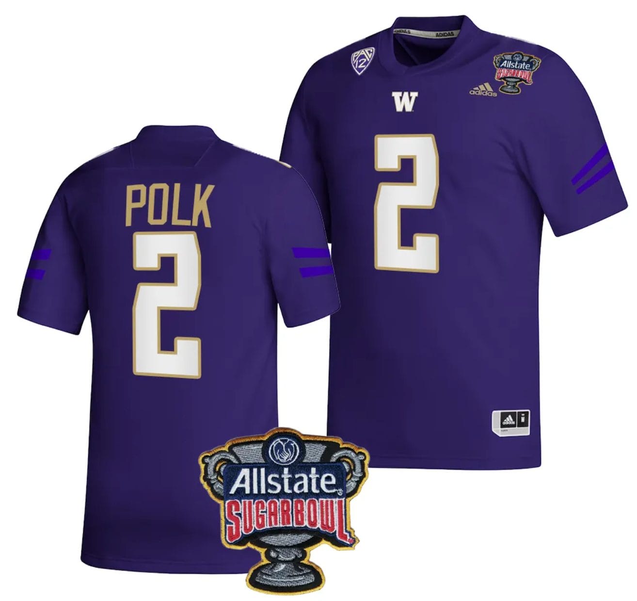 Ja'Lynn Polk Jersey #2 Washington Huskies Allstate Sugar Bowl Patch 2024 College Football Purple 1 Ja'Lynn Polk Jersey #2 Washington Huskies Allstate Sugar Bowl Patch 2024 College Football Purple