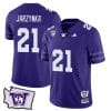 Joe Jarzynka Jersey #21 Washington Huskies Washington Map Patch Football Purple