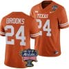 Jonathon Brooks Jersey #24 Texas Longhorns Allstate Sugar Bowl Patch 2024 College Football Orange
