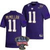 Jalen McMillan Jersey #11 Washington Huskies Allstate Sugar Bowl Patch 2024 College Football Purple
