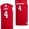Juwan Gary Jersey #4 Nebraska Cornhuskers Basketball Swingman 2023-24 Red 2 Juwan Gary Jersey #4 Nebraska Cornhuskers Basketball Swingman 2023-24 Red