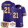 Joe Jarzynka Jersey #21 Washington Huskies Alamo Bowl Patch Football Purple Gold