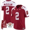 Jase McClellan Jersey #2 Alabama Crimson Rose Bowl Patch Football Crimson Alternate 4 Jase McClellan Jersey #2 Alabama Crimson Rose Bowl Patch Football Crimson Alternate