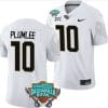 John Rhys Plumlee Jersey #10 UCF Knights 2023 Gasparilla Bowl Patch Football White