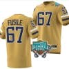 Joe Fusile Jersey #67 Georgia Tech Yellow Jackets 2023 Gasparilla Bowl Patch Football Brown 5 Joe Fusile Jersey #67 Georgia Tech Yellow Jackets 2023 Gasparilla Bowl Patch Football Brown
