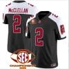 Jase McClellan Jersey #2 Alabama Crimson SEC Championship 2023 Patch Vapor Limited Football Black Alternate 4 Jase McClellan Jersey #2 Alabama Crimson SEC Championship 2023 Patch Vapor Limited Football Black Alternate