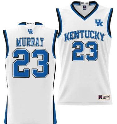 Jamal Murray Jersey #23 Kentucky Wildcats NIL College Basketball Lightweight White 6 Jamal Murray Jersey #23 Kentucky Wildcats NIL College Basketball Lightweight White