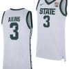 Jaden Akins Jersey #3 Michigan State Spartans Replica Basketball 2023-24 White 2 Jaden Akins Jersey #3 Michigan State Spartans Replica Basketball 2023-24 White