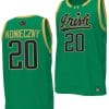 JR Konieczny Jersey #20 Notre Dame Fighting Irish Basketball uniform Green