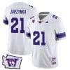 Joe Jarzynka Jersey #21 Washington Huskies Washington Map Patch Football White