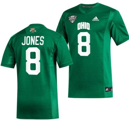 Jacoby Jones Jersey #8 Ohio Bobcats College Football Uniform Green