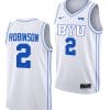 Jaxson Robinson Jersey #2 BYU Cougars College Basketball Jersey 2022-23 White 4 Jaxson Robinson Jersey #2 BYU Cougars College Basketball Jersey 2022-23 White