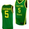 Jermaine Couisnard Jersey #5 Oregon Ducks Replica College Basketball uniform Green