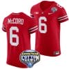 Kyle McCord Jersey #6 Ohio State Buckeyes Cotton Bowl Patch 2023 Football Scarlet 4 Kyle McCord Jersey #6 Ohio State Buckeyes Cotton Bowl Patch 2023 Football Scarlet