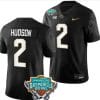 Kobe Hudson Jersey #2 UCF Knights 2023 Gasparilla Bowl Patch Football Black 4 Kobe Hudson Jersey #2 UCF Knights 2023 Gasparilla Bowl Patch Football Black