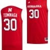 Keisei Tominaga Jersey #30 Nebraska Cornhuskers Basketball Swingman 2023-24 Red