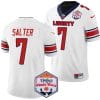 Kaidon Salter Jersey #7 Liberty Flames Fiesta Bowl Patch 2024 Football White