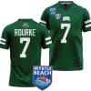 Kurtis Rourke Jersey #7 Ohio Bobcats 2023 Myrtle Beach Bowl College Football Green