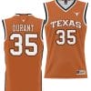 Kevin Durant Jersey #35 Texas Longhorns NIL College Basketball Lightweight Orange