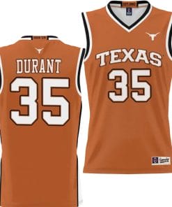 Kevin Durant Jersey #35 Texas Longhorns NIL College Basketball Lightweight Orange