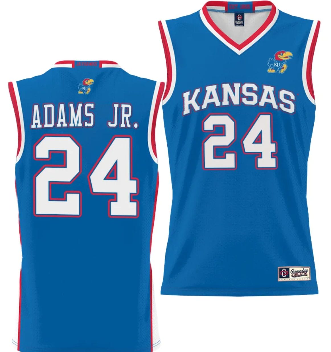 KJ Adams Jr Jersey #24 Kansas Jayhawks NIL College Basketball Lightweight Royal 1 KJ Adams Jr Jersey #24 Kansas Jayhawks NIL College Basketball Lightweight Royal