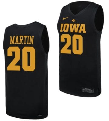 Kate Martin Jersey #20 Iowa Hawkeyes Basketball uniform 2023-24 Black 8 Kate Martin Jersey #20 Iowa Hawkeyes Basketball uniform 2023-24 Black