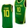 Kwame Evans Jersey #10 Oregon Ducks Replica College Basketball uniform Green