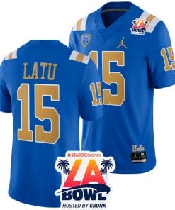 Laiatu Latu Jersey #15 UCLA Bruins 2023 LA Bowl College Football Blue