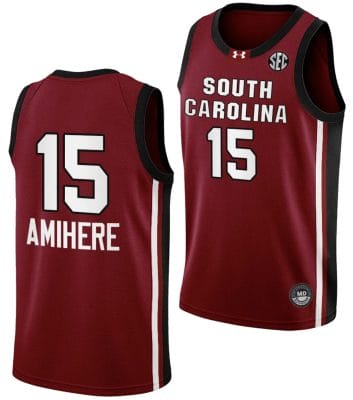 Laeticia Amihere Jersey #15 South Carolina Gamecocks College Basketball 2023-24 Garnet