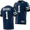 LaMiles Brooks Jersey #1 Georgia Tech Yellow Jackets 2023 Premier Football Uniform Navy