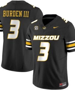 Luther Burden III Jersey #3 Missouri Tigers Vapor Limited College Football Stitched Black