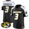 Luther Burden III Jersey #3 Missouri Tigers Vapor Limited College Football Stitched Black Alternate