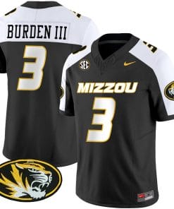Luther Burden III Jersey #3 Missouri Tigers Vapor Limited College Football Stitched Black Alternate