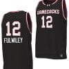 MiLaysia Fulwiley Jersey #12 South Carolina Gamecocks College Basketball 2023-24 Replica Black