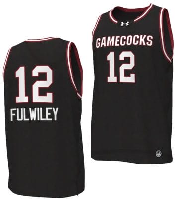 MiLaysia Fulwiley Jersey #12 South Carolina Gamecocks College Basketball 2023-24 Replica Black