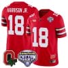 Marvin Harrison Jr Jersey #18 Ohio State Buckeyes Good Year Cotton Bowl Patch Football Scarlet 5 Marvin Harrison Jr Jersey #18 Ohio State Buckeyes Good Year Cotton Bowl Patch Football Scarlet
