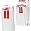 Max Klesmit Jersey #11 Wisconsin Badgers By the Players Basketball 2023-24 White