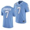 Max Johnson Jersey #7 North Carolina Tar Heels College Football Blue 2024
