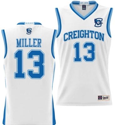 Mason Miller Jersey #13 Creighton Bluejays College NIL Basketball Lightweight White 8 Mason Miller Jersey #13 Creighton Bluejays College NIL Basketball Lightweight White