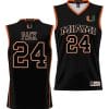 Nijel Pack Jersey #24 Miami Hurricanes NIL College Basketball Lightweight Black