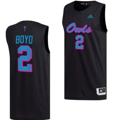 Nicholas Boyd Jersey #2 FAU Owls College Basketball Replica Black 6 Nicholas Boyd Jersey #2 FAU Owls College Basketball Replica Black