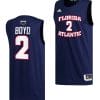 Nicholas Boyd Jersey #2 FAU Owls College Basketball Replica Navy 2 Nicholas Boyd Jersey #2 FAU Owls College Basketball Replica Navy