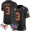 Quinn Ewers Jersey #3 Texas Longhorns Sugar Bowl Patch Vapor Football Black 4 Quinn Ewers Jersey #3 Texas Longhorns Sugar Bowl Patch Vapor Football Black