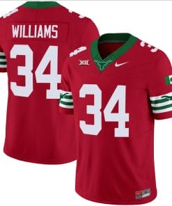 Ricky Williams Jersey #34 Texas Longhorns Mexico Vapor College Football Red
