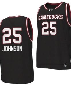 Raven Johnson Jersey #25 South Carolina Gamecocks College Basketball 2023-24 Replica Black