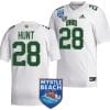 Rickey Hunt Jersey #28 Ohio Bobcats 2023 Myrtle Beach Bowl Patch MVP Football White 5 Rickey Hunt Jersey #28 Ohio Bobcats 2023 Myrtle Beach Bowl Patch MVP Football White
